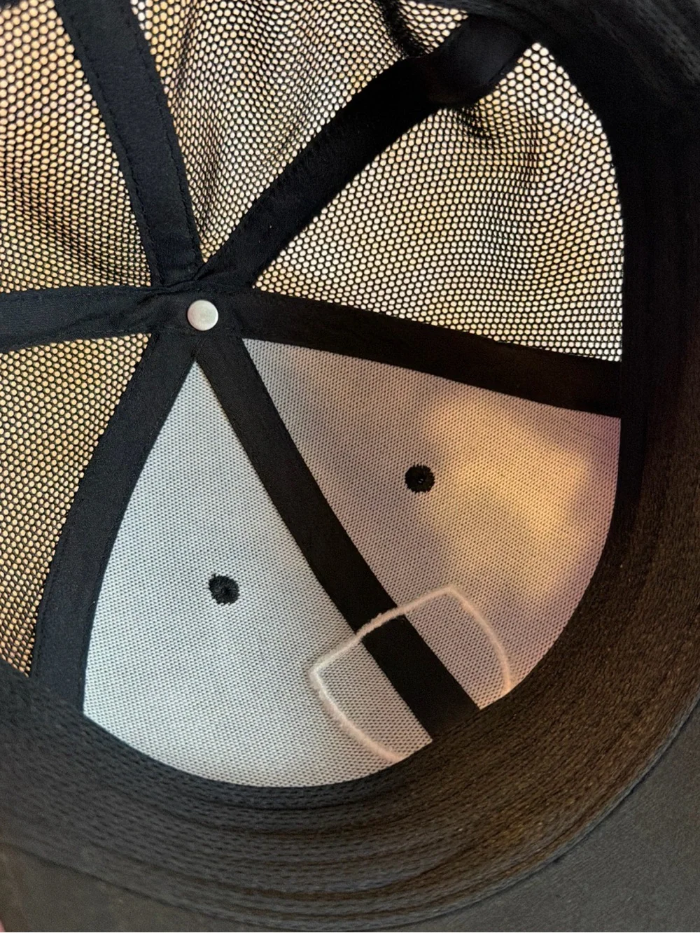 Kuhl Black Mesh Back Trucker Hat with Mountain Patch - Picture 5 of 5